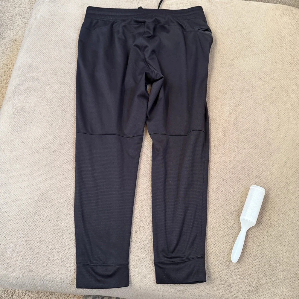 The North Face Mens Black Grid Fleece Track Jogger Pants XL Athletic Hiking